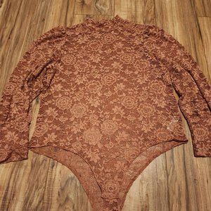 Mauve Lace Body Suit